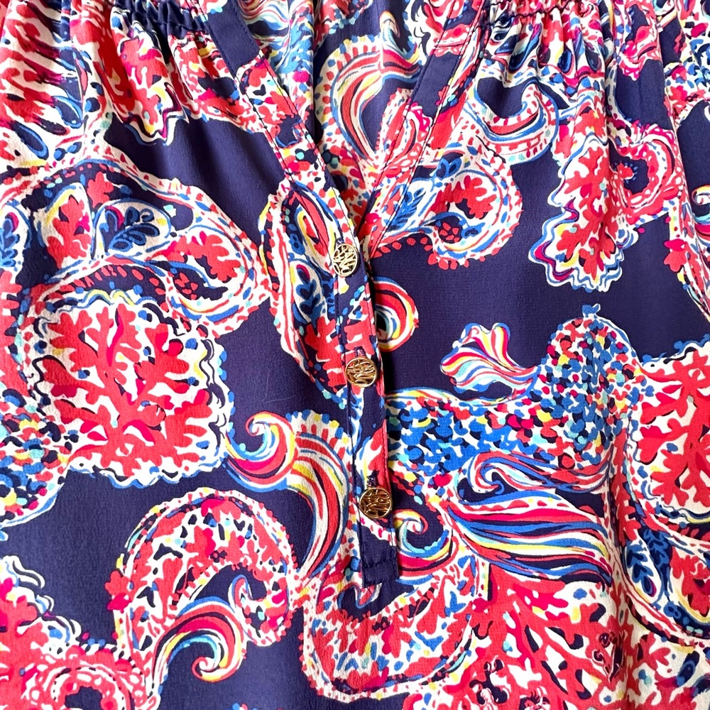 🤍Lilly Pulitzer Elsa Top/Blouse - Picture 2 of 5